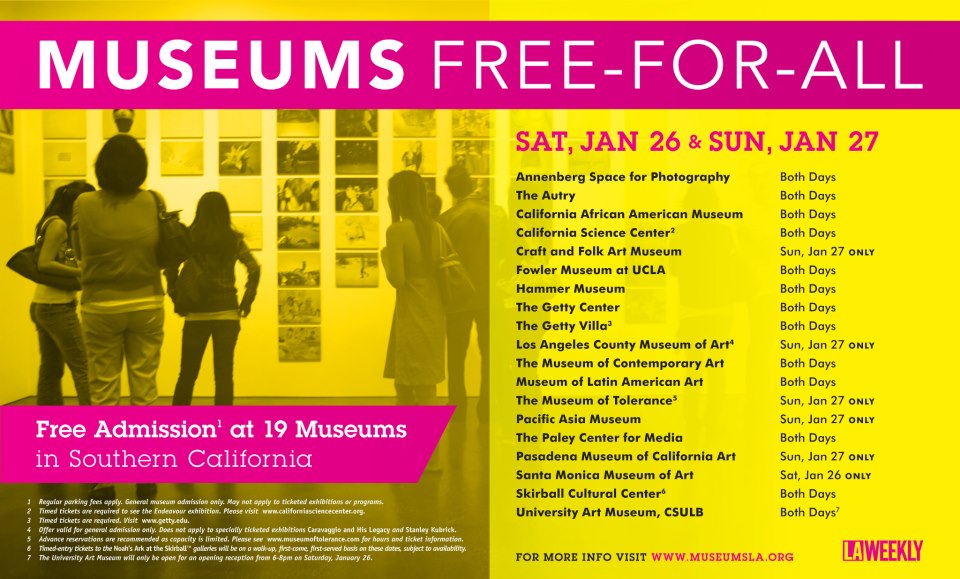 Free museum Jan 2013